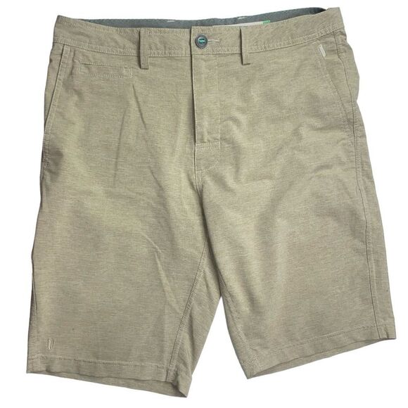 Linksoul Men’s Sz 33 Tan Boardwalker
Stretch Casual Performance Golf Shorts - Picture 1 of 4